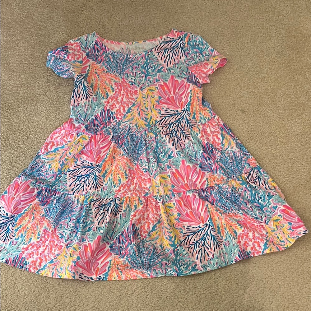 Colorful Floral Kids Dress